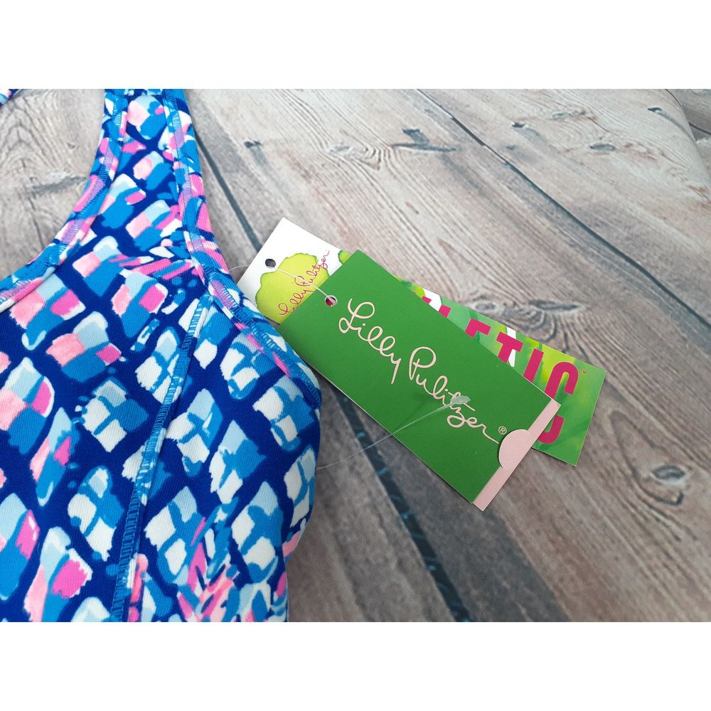 NEW Set Lilly Pulitzer Teegan Sports Bra & Cropped Pants. - Picture 10 of 11